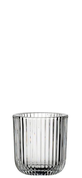 Hayworth Candleholders – Handmade Textured Glass Tabletop Candle Holders for Restaurants, Bars & Ambient Décor, 2.75" (7cm), Box of 6