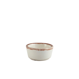 Stoneware Ramekin Brown/Grey 6.5×3cm 4.5cl Rustic Bowls for Side Servings Pack of 12