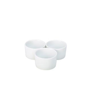Porcelain Smooth Ramekins 6.5cm/8cm/9cm for Desserts Sauces and Sides Pack of 6
