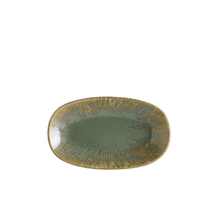 Porcelain Gourmet Oval Plate 19×11cm/24×14cm Dining & Buffet Service Plate Pack of 12