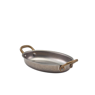 Stainless Steel Oval Dishes for Food Service 16.5cm/18.5cm/20.75cm/24.5cm/30cm/34cm