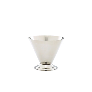 Stainless Steel Conical Sundae Cup 27cl - 10×8.5cm for Ice Creams & Sundaes Set of 12