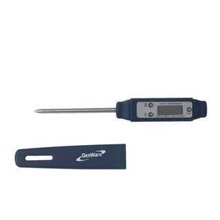 Digital Water-Resistant Probe Thermometer – Stainless Steel Stem, -40°C to 200°C Range