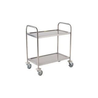 Fully Welded Stainless Steel Catering Trolleys – 2-Shelf & 3-Shelf Options, 150kg Capacity