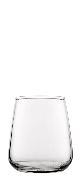 Mencia Rocks Glass – Toughened Diamond Tumbler for Spirits & Cocktails, 12.25oz & 16.5oz, Box of 6