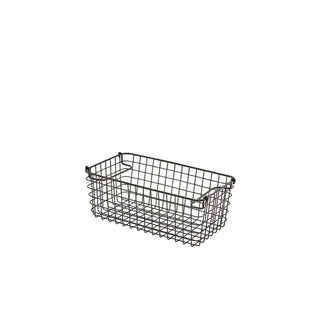 Black Wire Display Baskets – Coated Steel GN 1/1, GN 1/2, GN 1/3 - Ideal For Buffet and Counter Displays