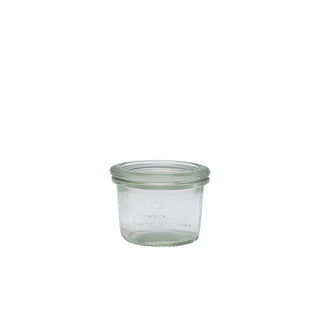 Glass WECK Mini Jar 3.5cl/5cl/8cl Clear Jars for Condiments & Food Storage Pack of 24