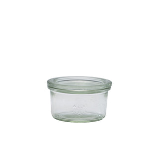 Glass WECK Jar 14cl/16cl/16.5cl Jars for Storage Serving & Food Presentation Pack of 12