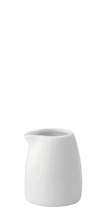 Anton B Classic White Cream Tots – Fine China Ceramic Mini Cream & Milk Jugs, 2.5oz (70ml), Box of 6