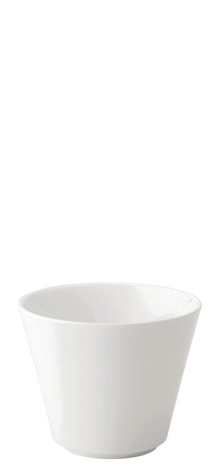 Anton B Classic White Vento Straight Sided Flared Bowls – Fine China Ceramic Soup, Dessert & Side Bowls, 12oz, Box of 6