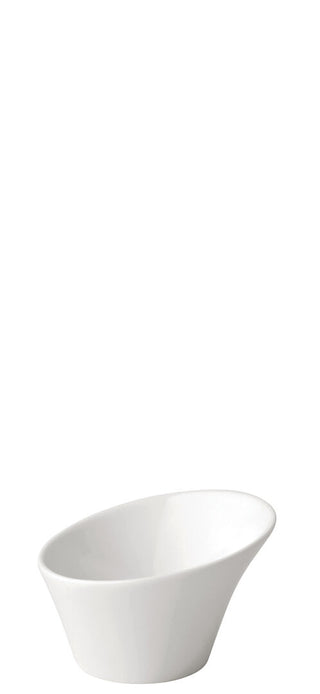 Anton B White Mini Ellipse Bowls – Fine China Ceramic Sauce, Dip & Tasting Bowls for Restaurants, 3" (8cm) 2oz (60ml), Box of 6