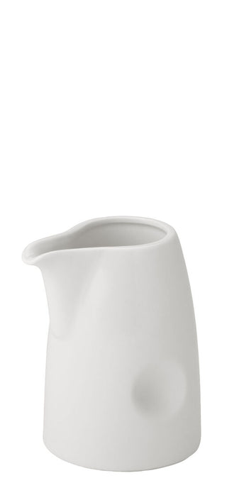 Anton B White Pinched Milk Jugs – Fine China Ceramic Milk & Cream Pourers for Coffee Service, 2oz/ 5oz, Pack of 1 or 6