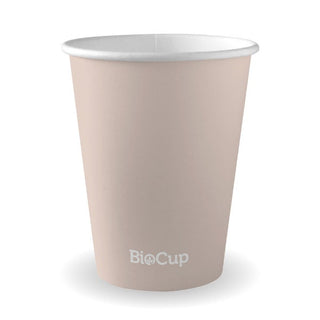 Pack Of 1000 390ml / 12oz (90mm) Aqueous Single Wall BioCup