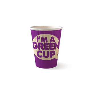 Pack Of 1000 12oz Double Wall Aqueous Lined "I'm a Green Cup"