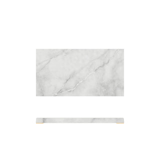 White Marble Agra Melamine GN1/1 1/2 1/3 Slab Durable Display Tray for Buffet Use 1 Pcs