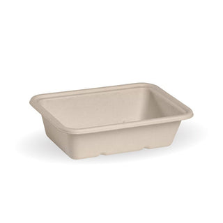 Box of 500 Bagasse Food Container 600ml