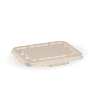 Box of 500 Lid to fit 500/600ml Bagasse Food Container