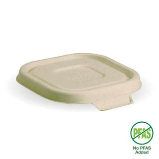 Pack Of 600 280-630ml Natural Plant Fibre Takeaway Lids