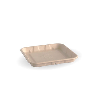 Pack Of 1000 5x5" Natural BioCane Produce Trays