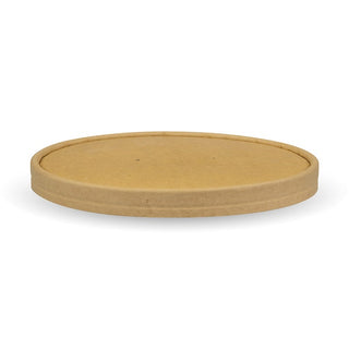 Pack Of 200 Kraft Lid to Fit 1,300ml Kraft Salad Bowl