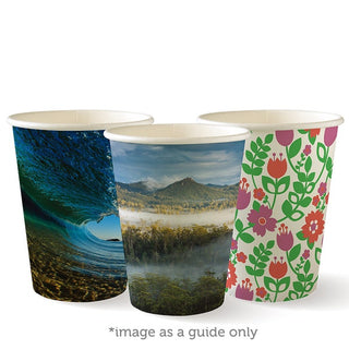 Pack Of 1000 12oz Single Wall Art Series BioCup