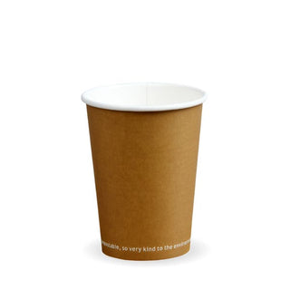 Pack Of 1000 12oz Kraft Single Wall BioCups