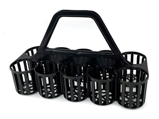 Black Glass / Bottle Carrier 10 Pockets