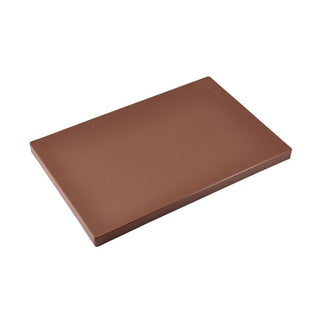 Brown Chopping Board 45.7x30.5x2.5cm/1.2cm Plastic Low Density Polyethylene Cutting Board 1 Pcs