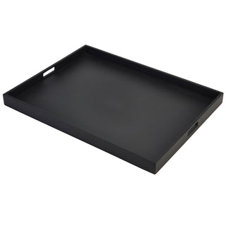 Butlers Light Brown & Solid Black Tray 44cm/49cm/53.5cm/64cm Acacia Wood Serving Tray 1Pcs