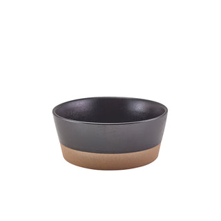 Kava Black/Dark Grey/White Bowl 15.5cm 72cl Stoneware Elegant Dining Serveware Bowl Set 6