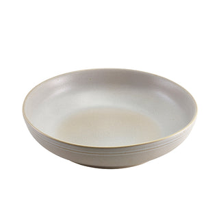 Barley Coupe Cereal Bowls Set of 6, Dishwasher Microwave Safe Stoneware Crockery - 23cm/ 27.5cm