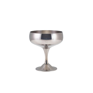 Stainless Steel Coupe Glasses, 7.7oz Vintage Cocktail Glasses, Martini Glasses for Espresso Martini, Champagne