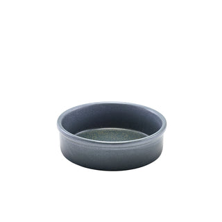 Forge Tapas Dish 10cm/13cm/14.5cm Black/Graphite Stoneware Starters Serving Dish Set 6