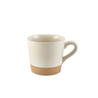Kava Coffee Cup 28.5cl/34cl Black/Dark Grey/White Durable Stoneware Elegant Cups Set 6