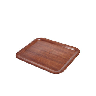 Darkwood Mahogany Tray 36cm/43cm/46cm/48cm/60cm Elegant Wood Veneer Serving Tray 1 Pcs