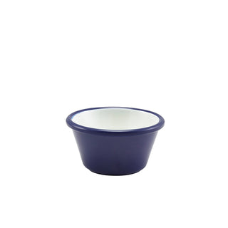 Two-Tone Ramekin 6.4×3.5cm 59ml White With Black/Grey/Blue Durable Melamine Set of 24