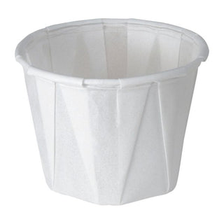 Waxed Paper Portion Pot 4.2×3cm/5.3×3.5cm Disposable Takeaway Food Service 250pcs