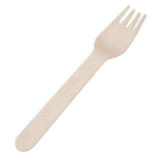 Pack Of 1000 Wooden Fork (160mm/6.3")