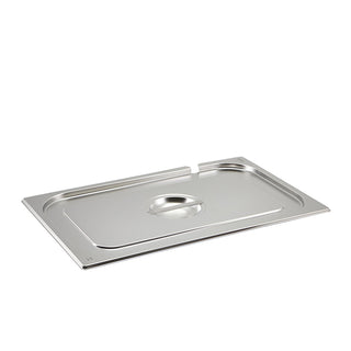 Stainless Steel Gastronorm Notched Lids For GN Pans - 1/1, 1/2, 1/6