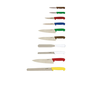 10 Piece Colour Coded Knife Set with Case - Professional Chef Knives Kit