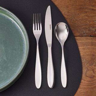 12-Pieces Stainless Steel Salerno Cutlery Collection - Premium Flatware Set - Fork, Spoons, Knife