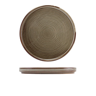 Low Presentation Plate 18cm/21cm/25cm Durable Porcelain Home Dining Serving Plate Set 6