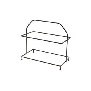 Two-Tier Display Stand GN 1/3 34x16.8x30.5cm Iron Buffet Display Stand