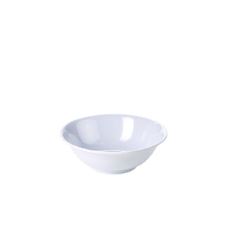White Melamine Oatmeal Bowl with Gloss Finish – 15.2cm/6" Durable Catering Bowl, 46cl/16oz (Set of 12)