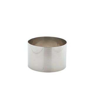 Stainless Steel Mousse Ring Set of 12 for Desserts Plating Baking Pastry Preparation