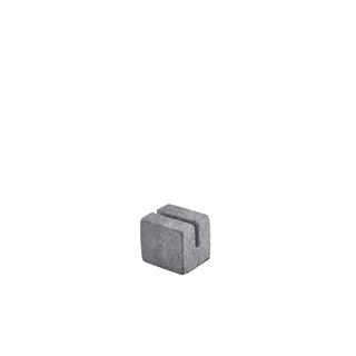 Grey Marble Sign Holder 3 x 2.5 x 2.5cm Buffet & Table Card Display