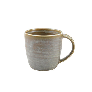 Porcelain Terra Mug 30cl 8.7×8.7cm Set of 6 Mugs Cafés Restaurants Tea Rooms Home Use