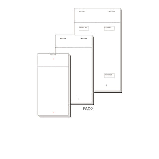 Duplicate Order Pad 50 Sheets Each 140×76mm/170×95mm Durable Carbon Grabbers Box of 50