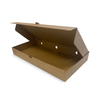 Pack Of 50 38cm x 19cm Kraft Pizza Boxes