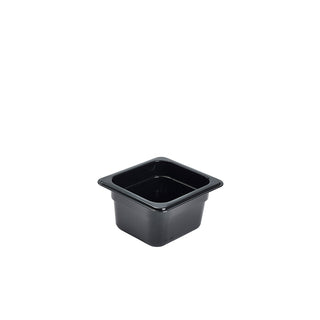 Gastronorm Pan Black Polycarbonate Plastic High Quality GN Tray Food Containers - 1/2, 1/3, 1/4, 1/6, 1/9